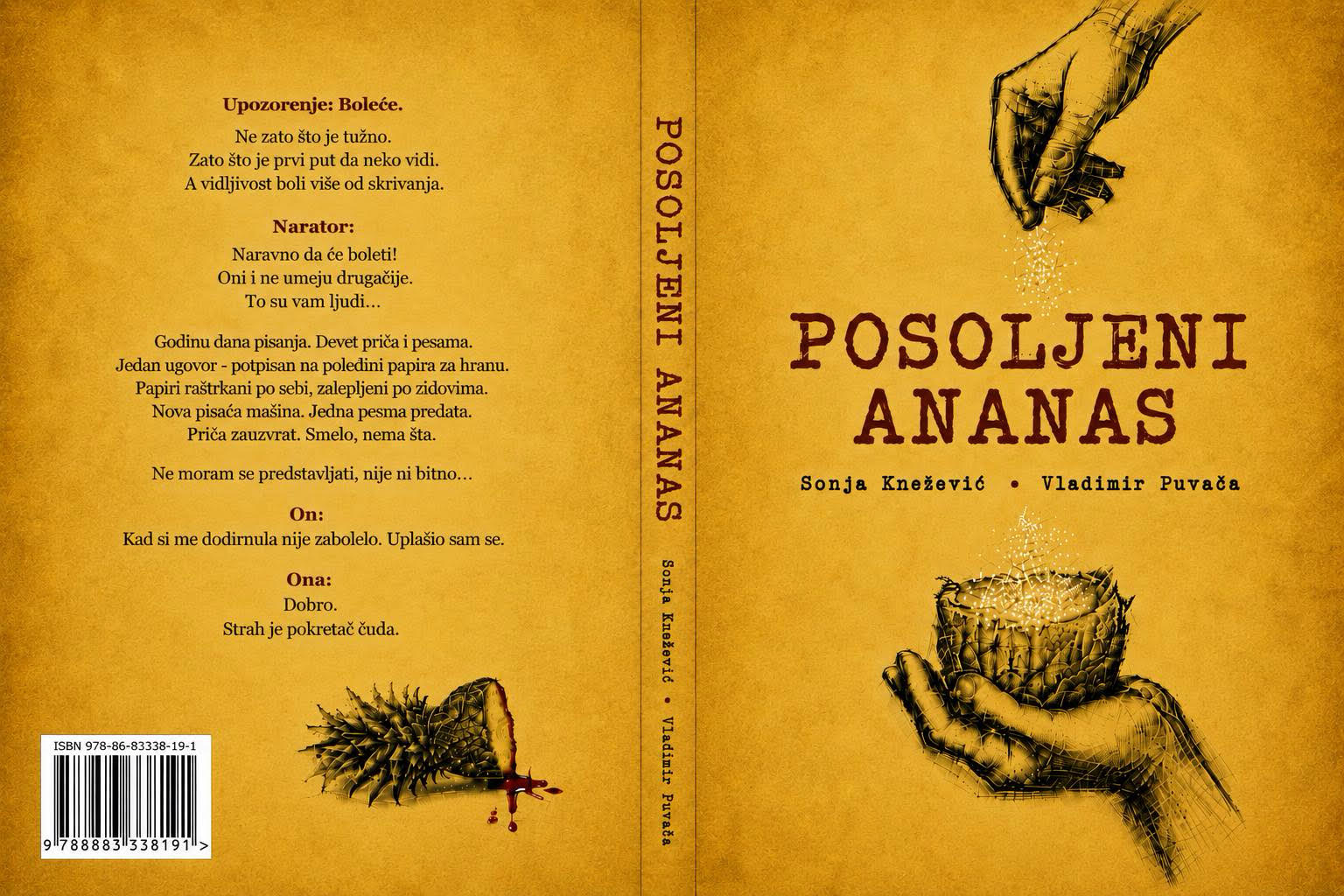 Korice knjige Posoljeni ananas